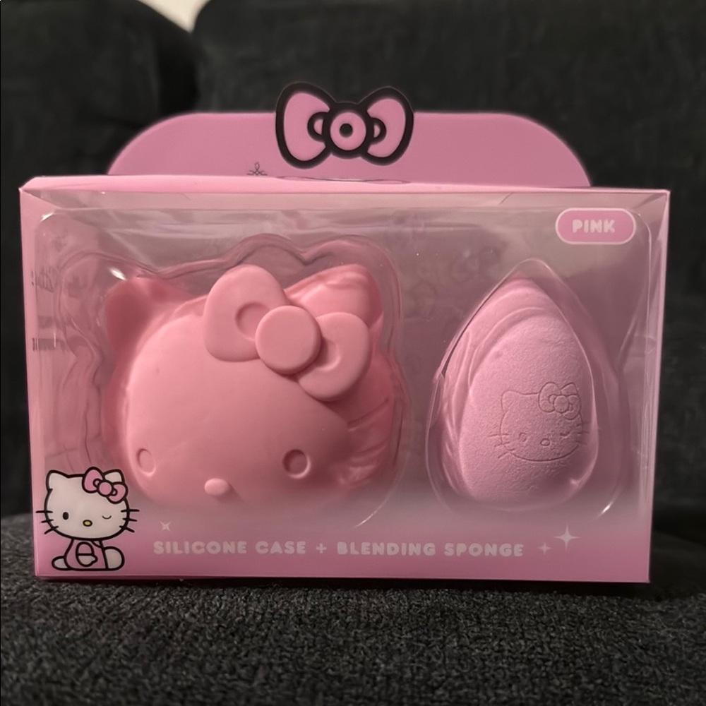 Impressions Vanity Hello Kitty Pink Silicone Case and Blending Sponge